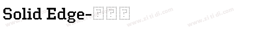 Solid Edge字体转换